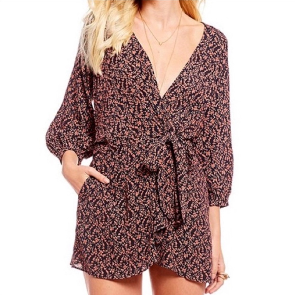 Free People Clara dark floral‎ tunic - Picture 3 of 12